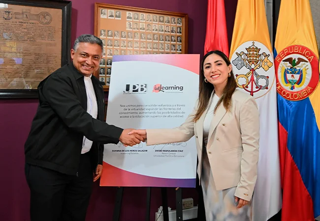 Zegel firma convenio con la UPB, referente académico en Colombia, para impulsar posgrados internacionales