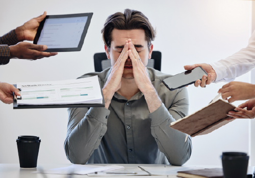 evitar saturarse para completar tarea
