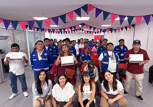 Equipo de capacitación de Zegel y Recicla Consciente 